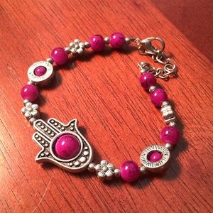 Hamsa charm bracelet